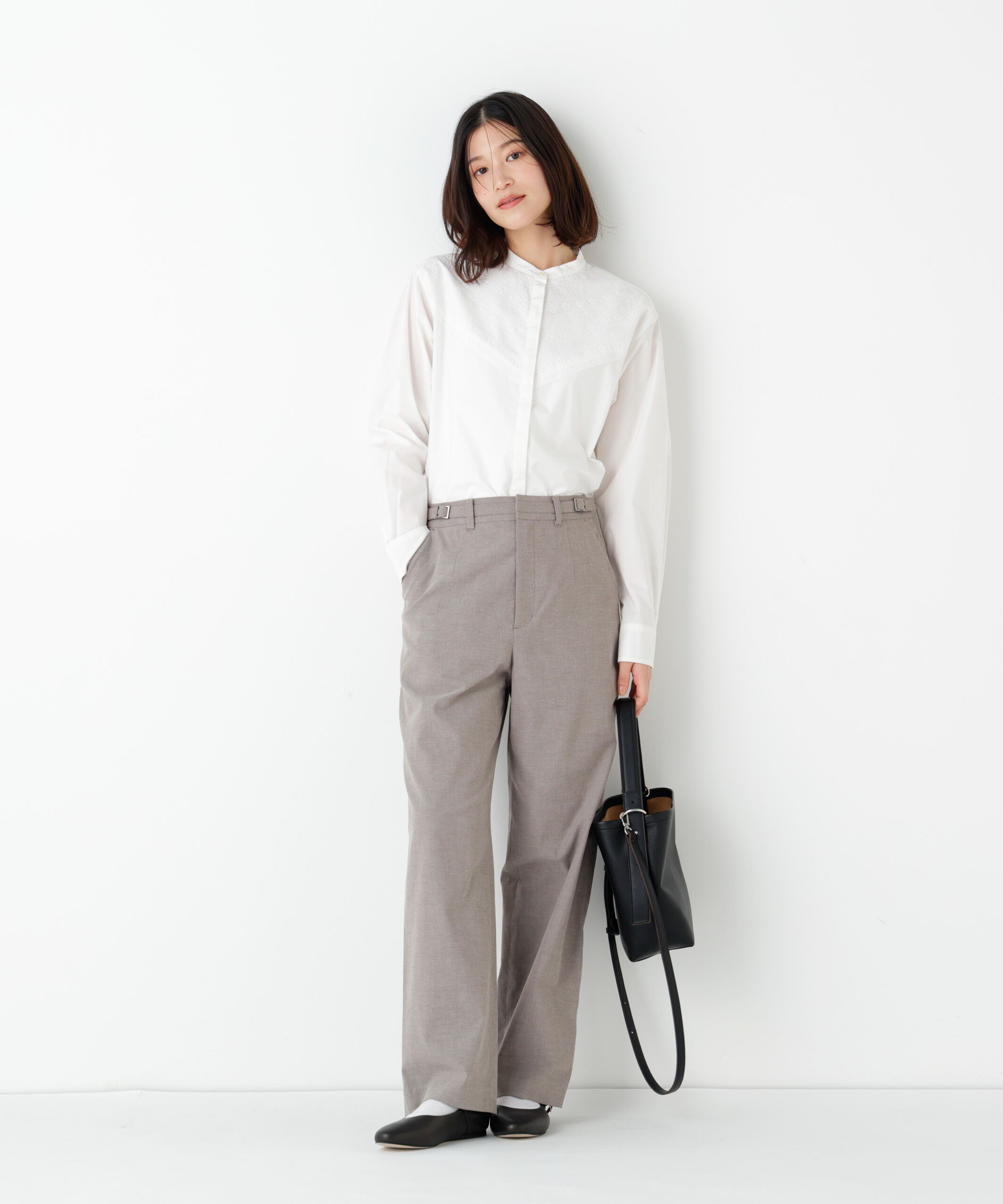  「◆《マルチサイズ/ウォッシャブル》ドビーストレッチストレートパンツ」|その他|