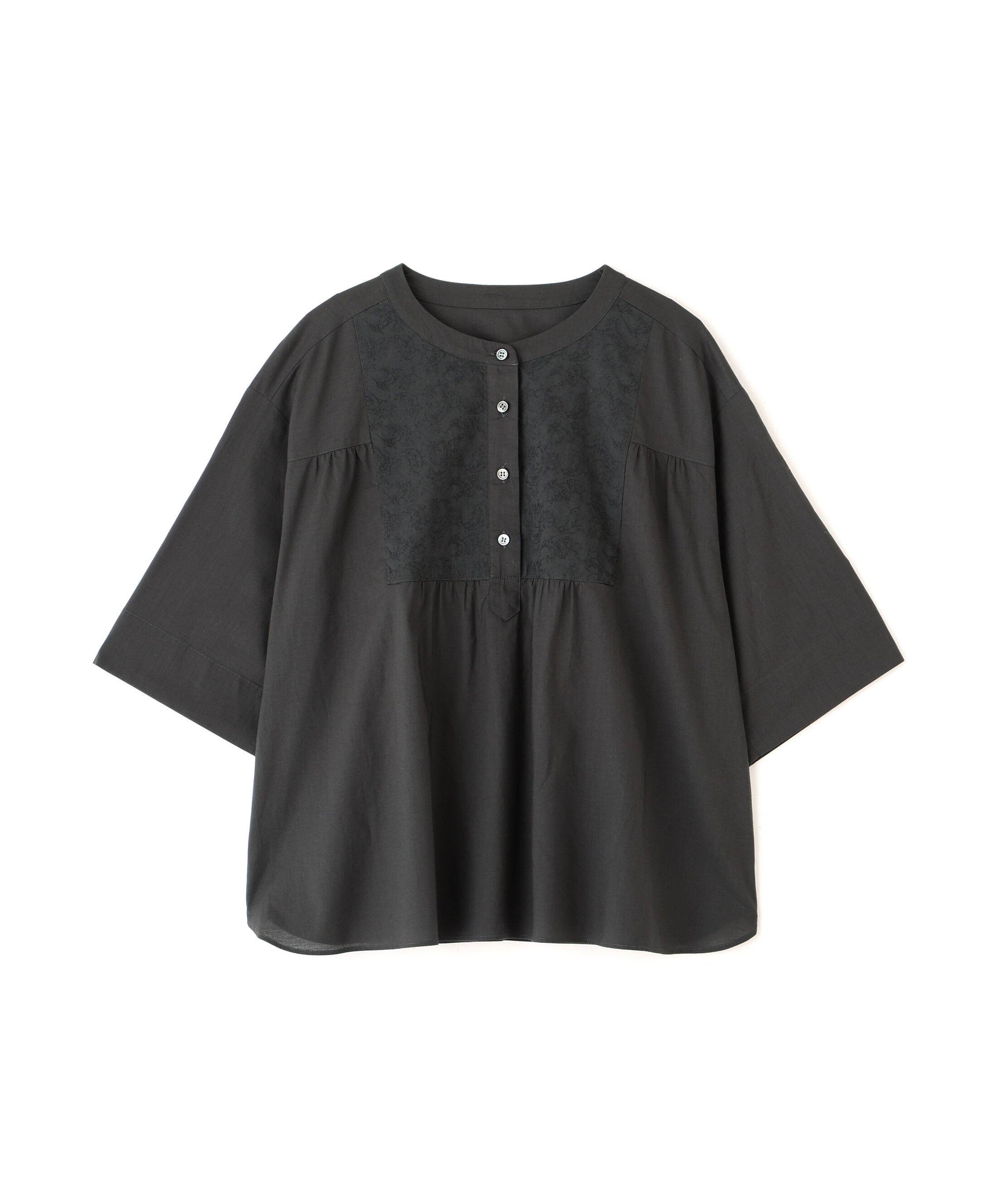 「◆《洗える / Good Price》 エンブロイダリードッキングブラウス」|シャツ・ブラウス|