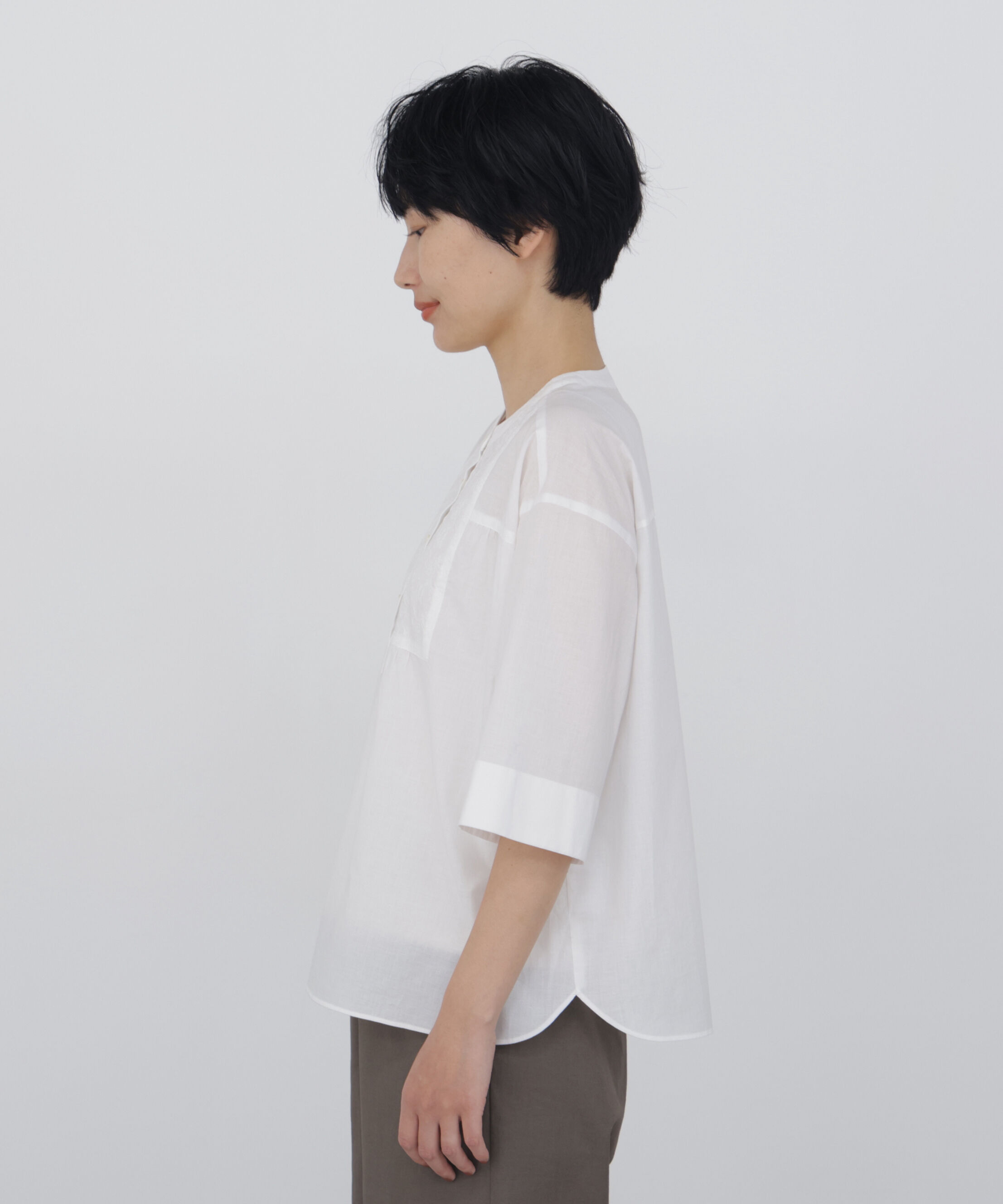  「◆《洗える / Good Price》 エンブロイダリードッキングブラウス」|シャツ・ブラウス|