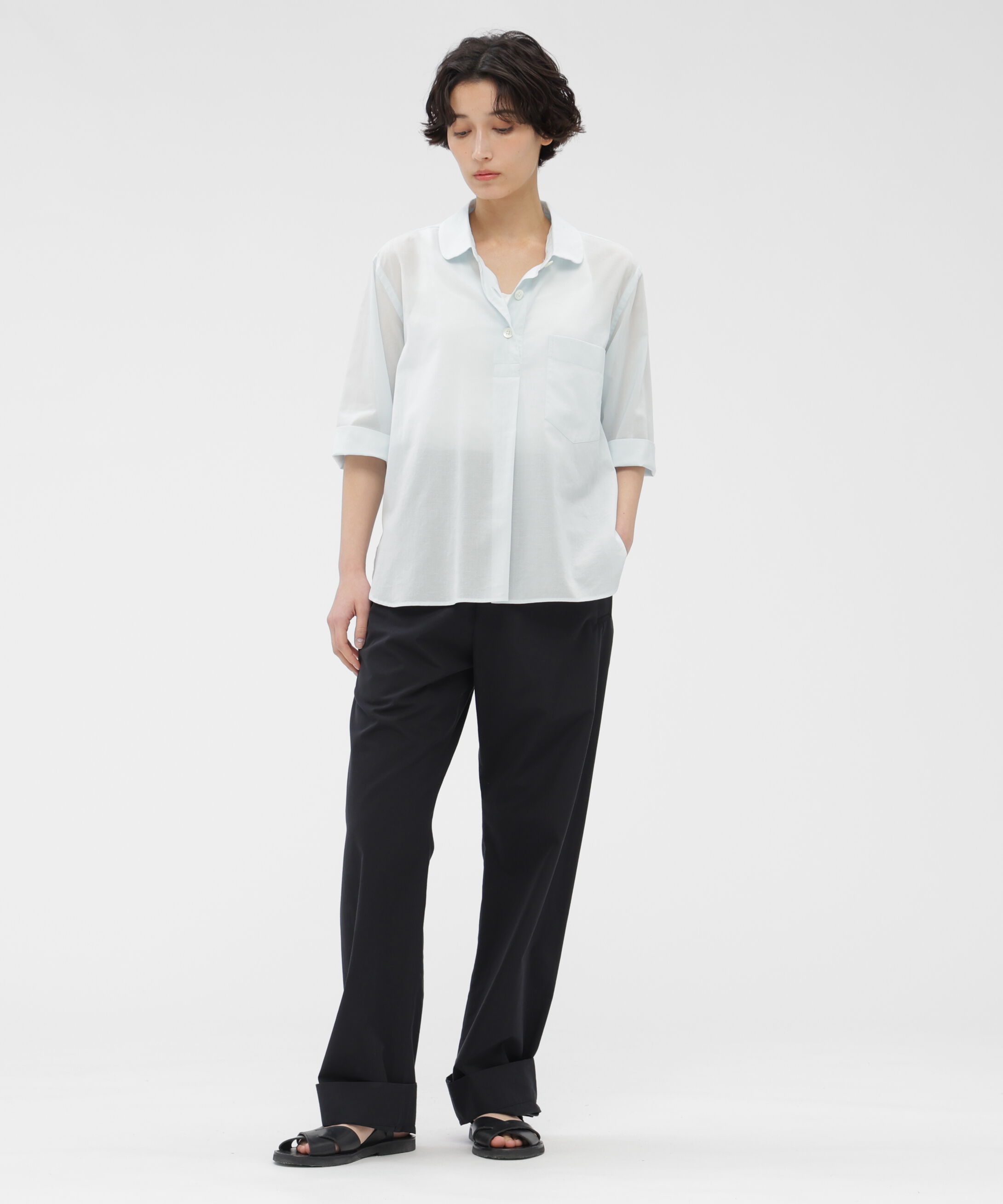  「HIGH TWISTED COTTON VOILE SHIRT」|シャツ・ブラウス|