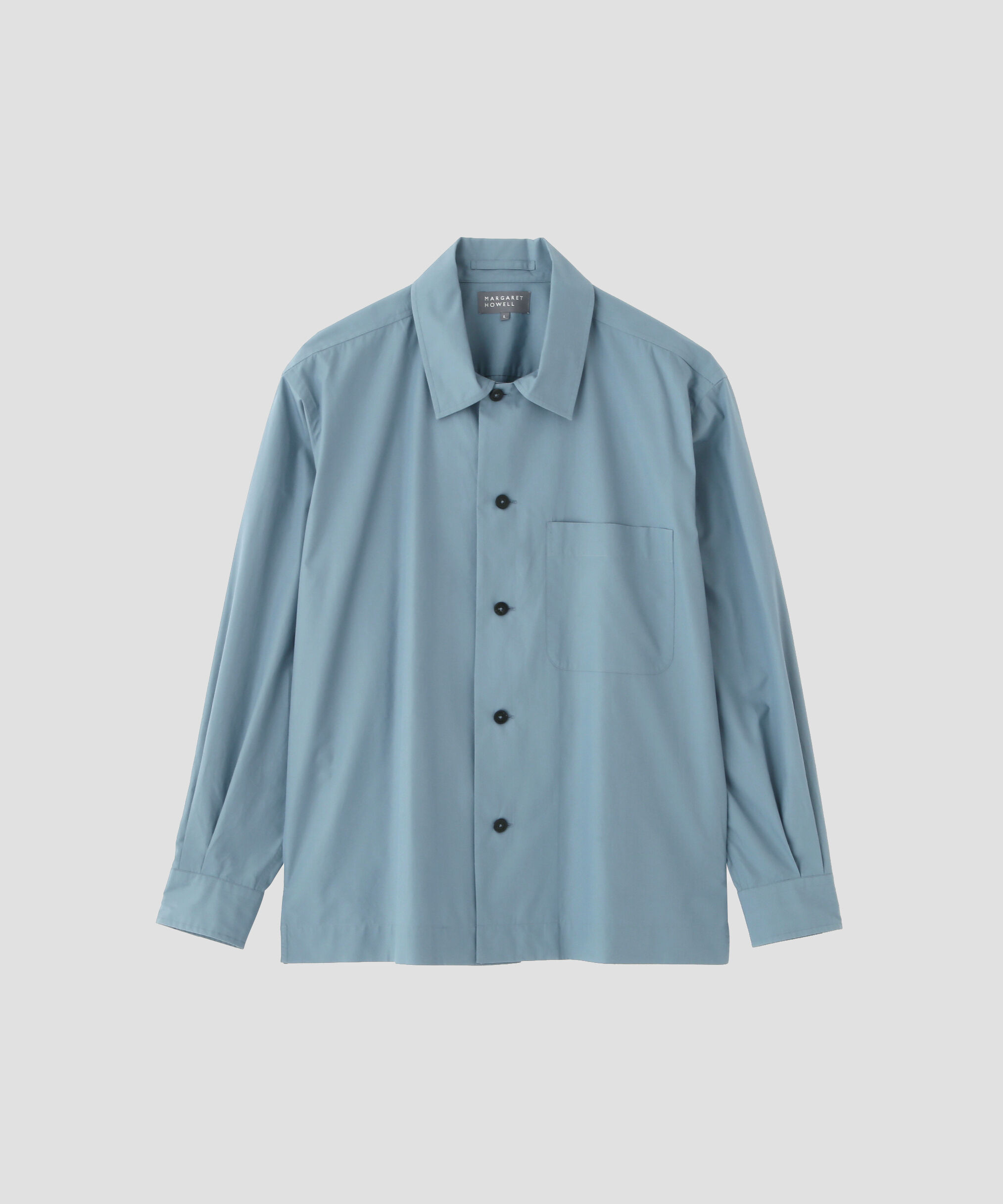 MARGARET HOWELL「HIGHDENSE COTTON POPLIN SHIRT」|シャツ・ブラウス|
