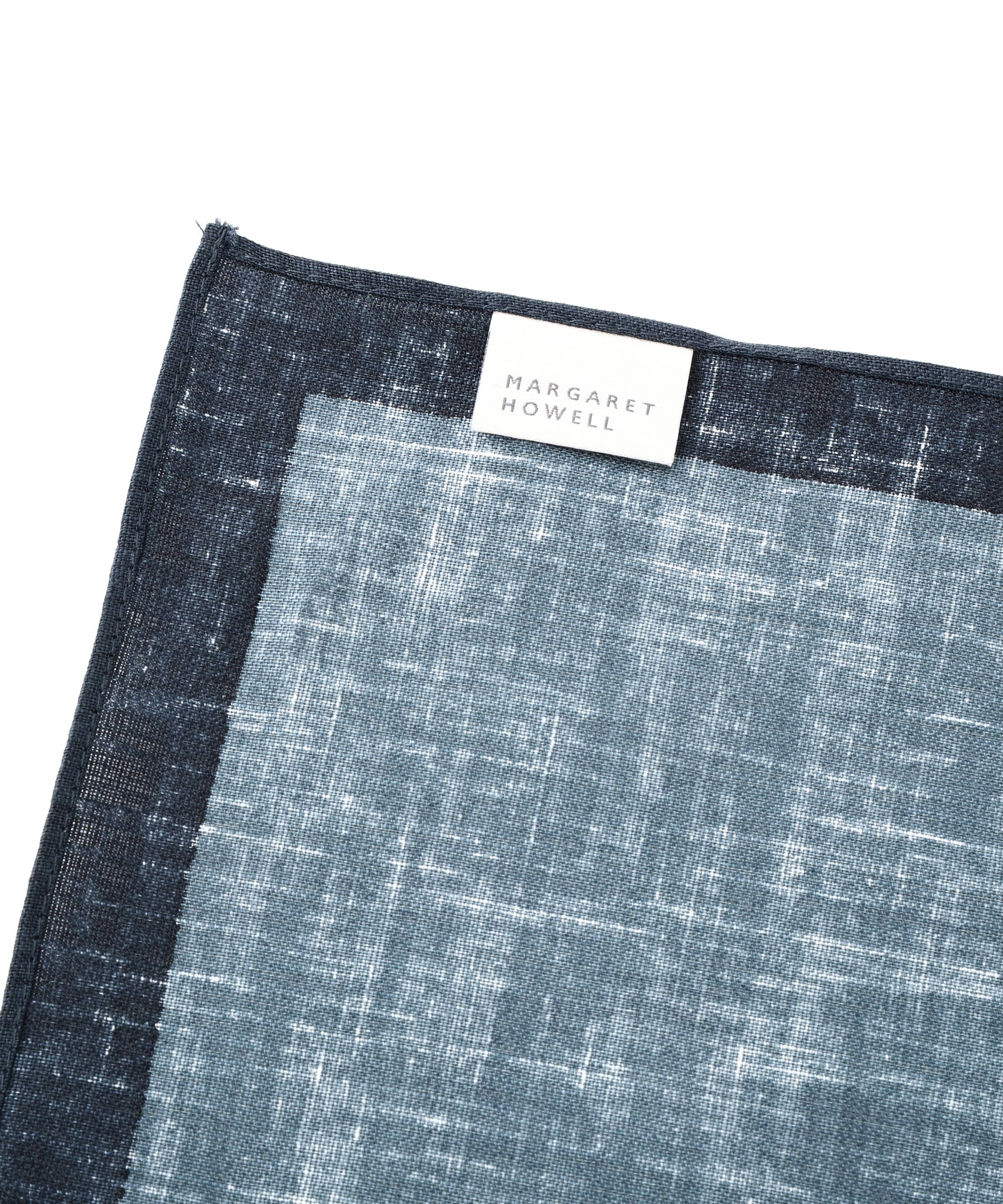 MARGARET HOWELL HOUSEHOLDGOODS「LINEN FRAME HANKY」|ハンカチ|