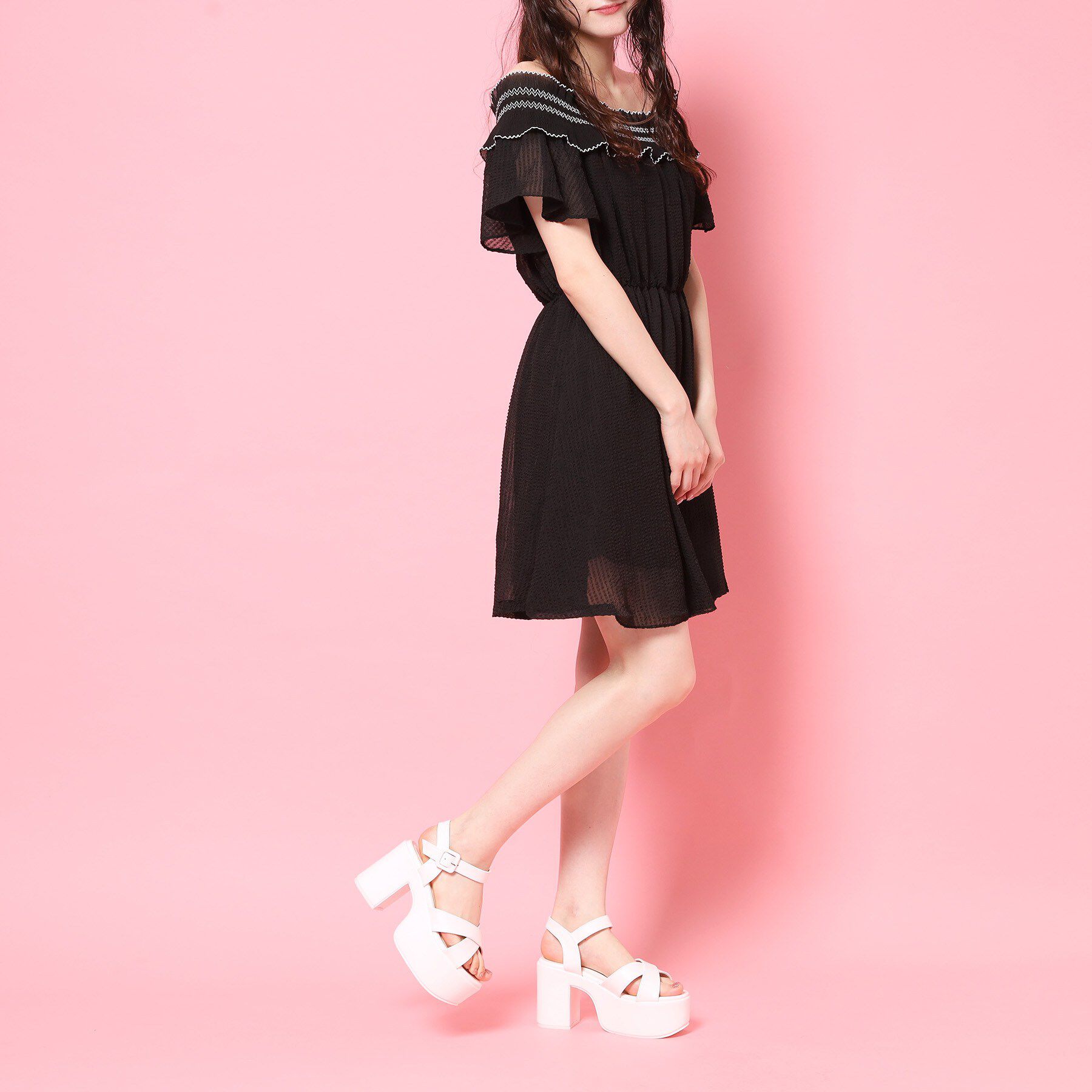 csT&P「厚底クロスサンダル」|サンダル|