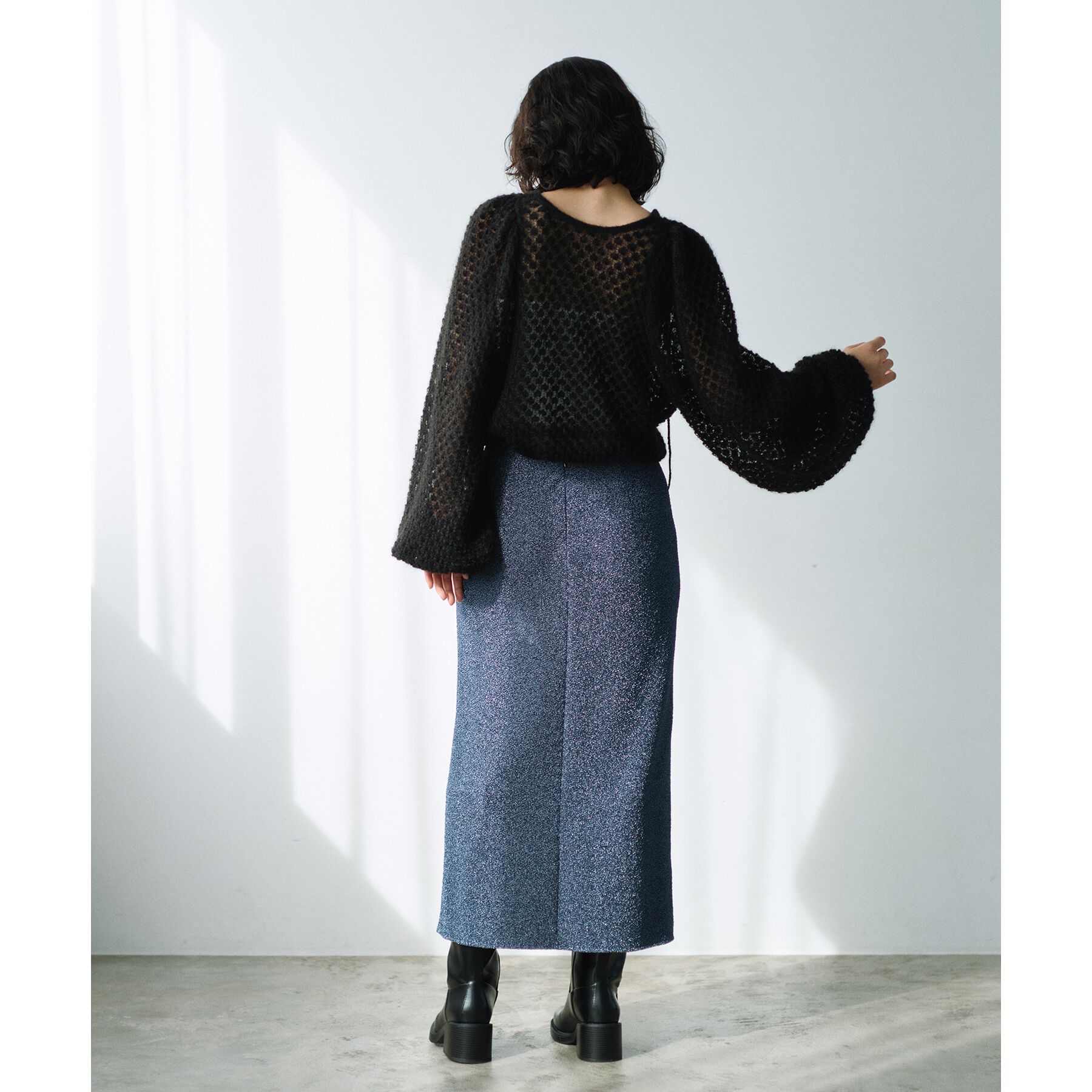 CODE A「lame skirt」|スカート|