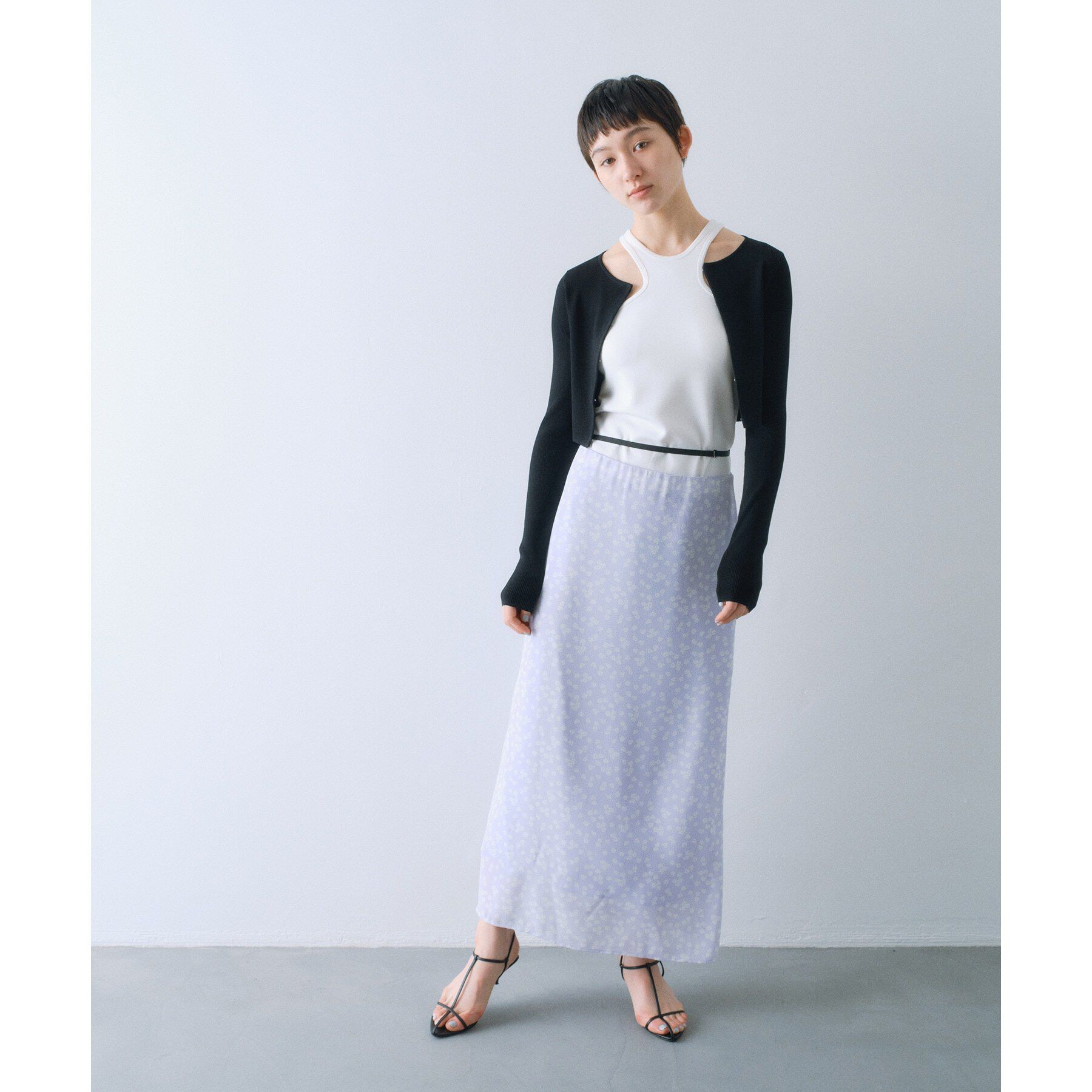 CODE A「【Re】【Cup-in】design cut tank」|キャミソール|