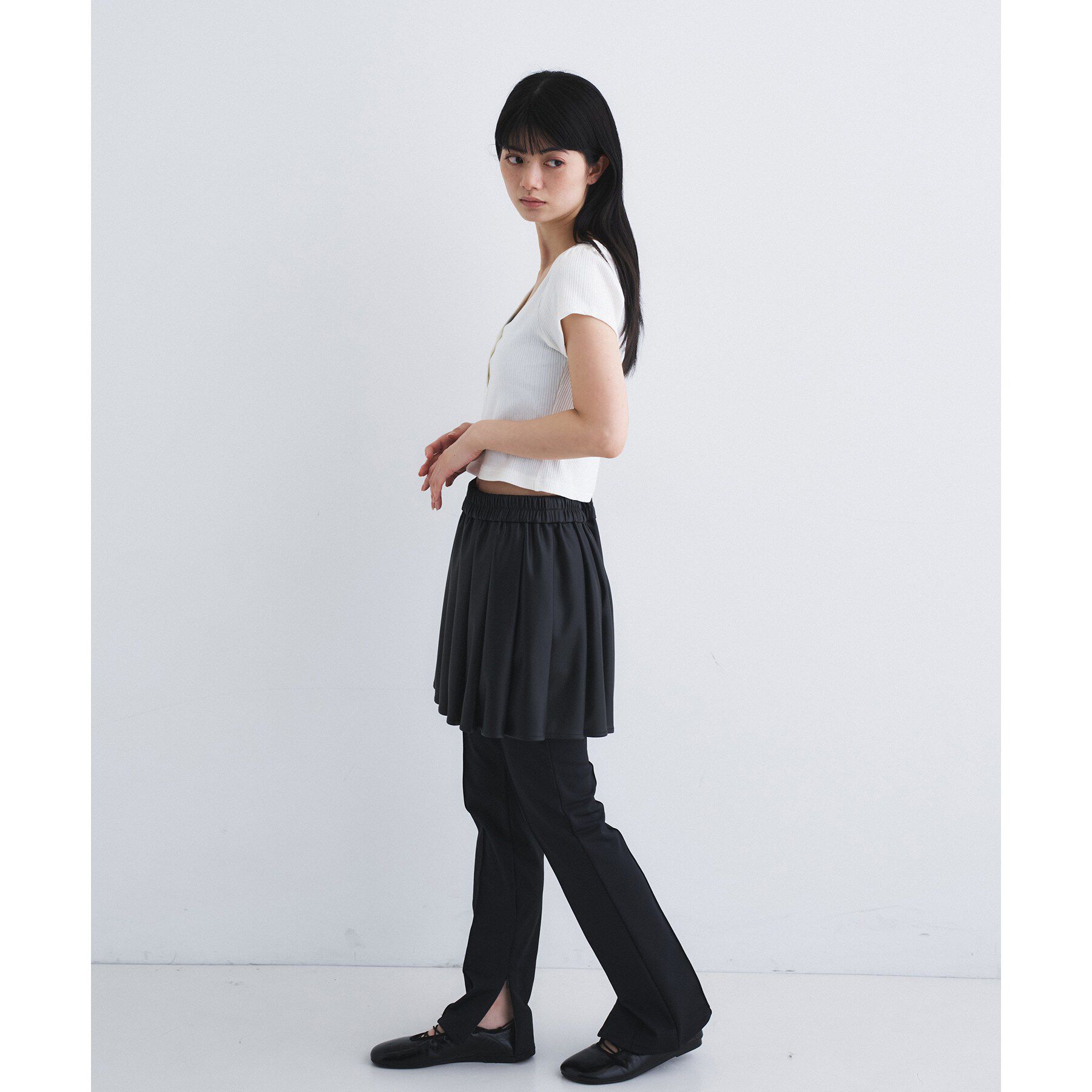 CODE A「M everyday rib button tee」|Tシャツ・カットソー|