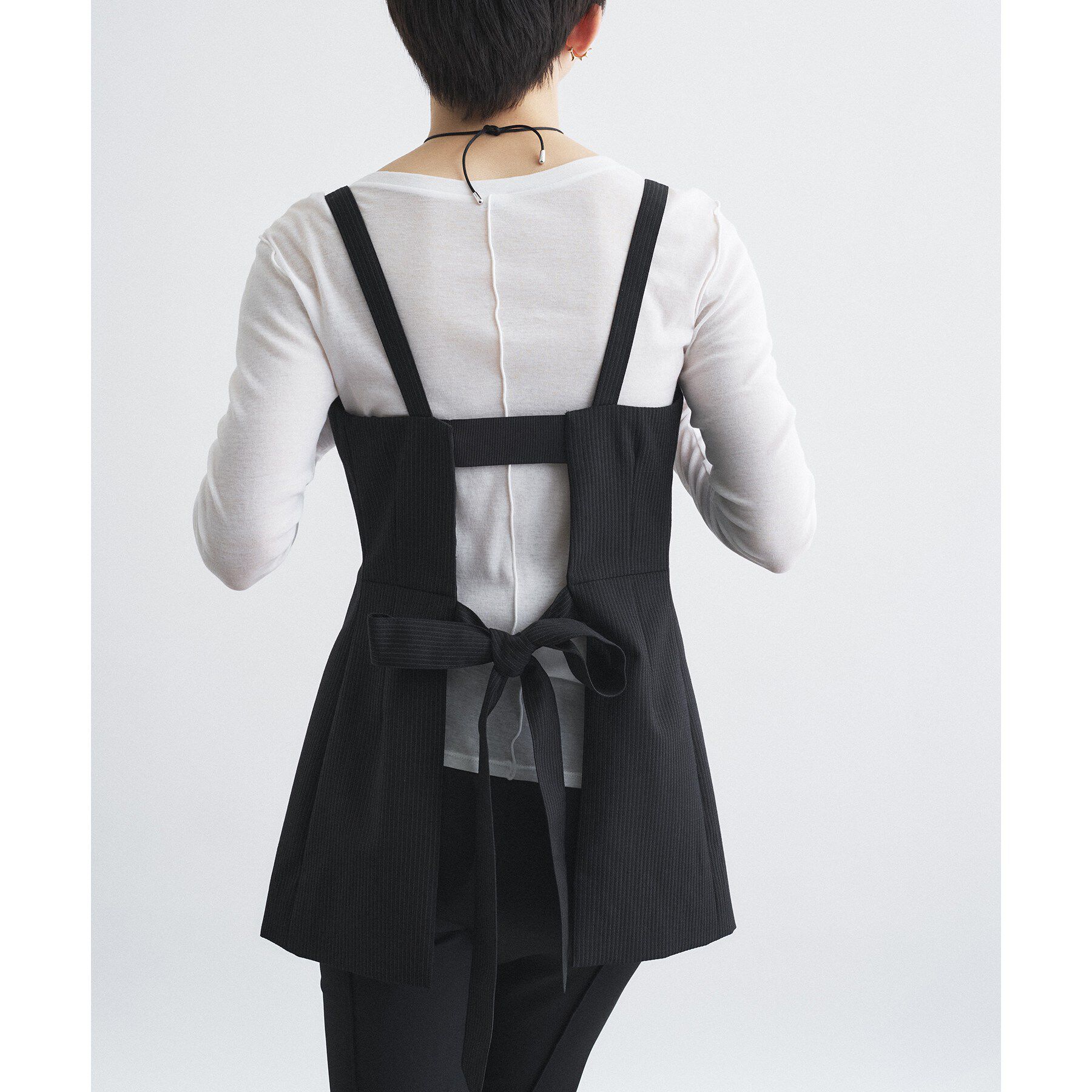 CODE A「corset stripe camisole」|キャミソール|
