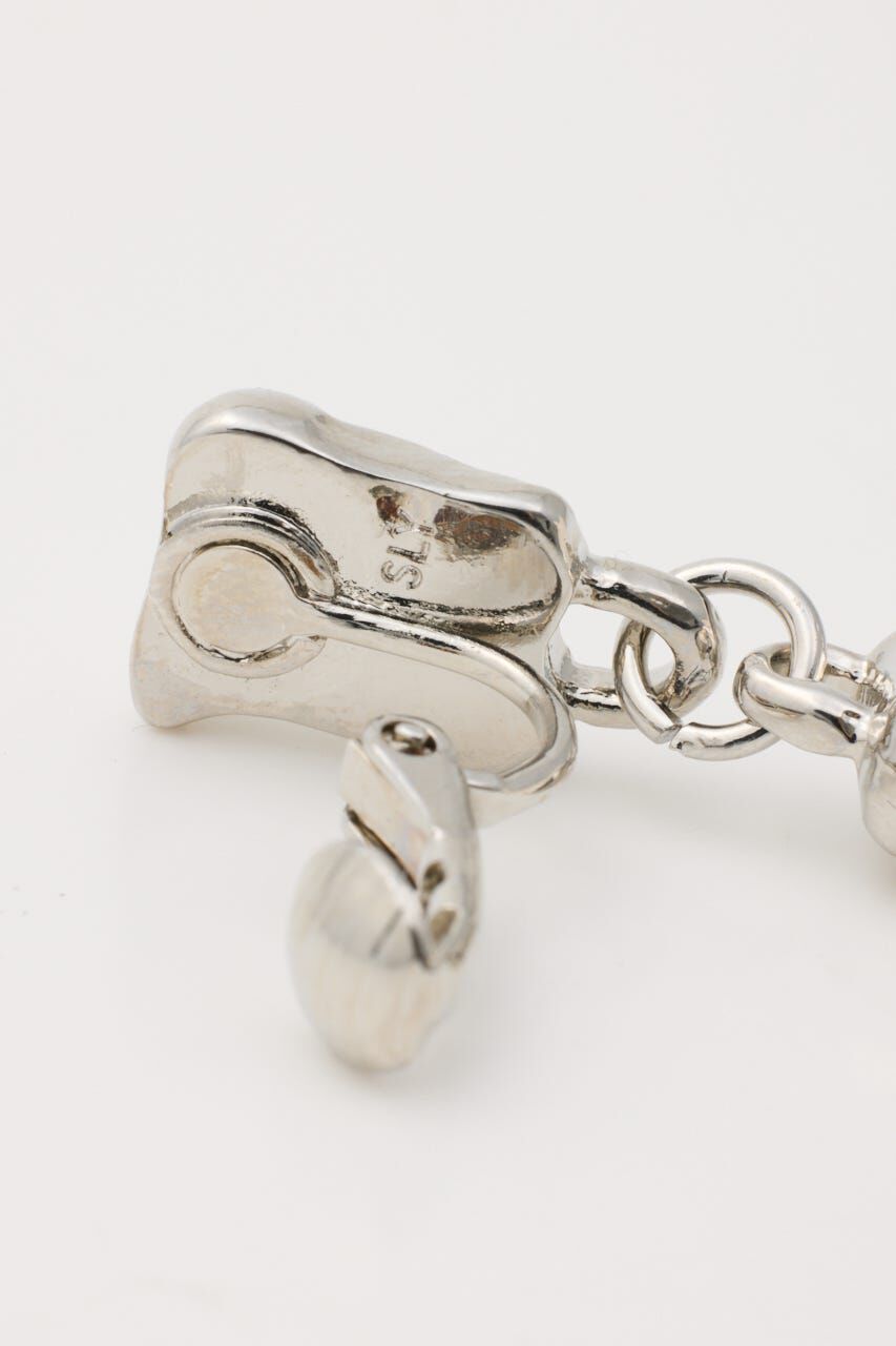 SLY「JEWELED F／PEARL イヤリング」|ピアス|