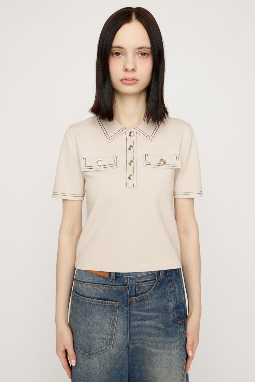 SLY「STICH COMPACT KNIT トップス」|ニット・セーター|