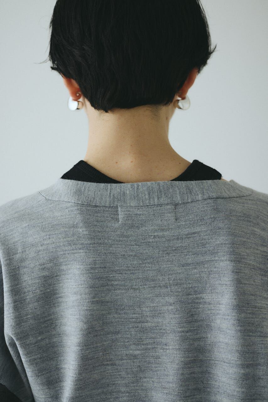 HeRIN.CYE「Bicolor knit cardigan」|カーディガン|