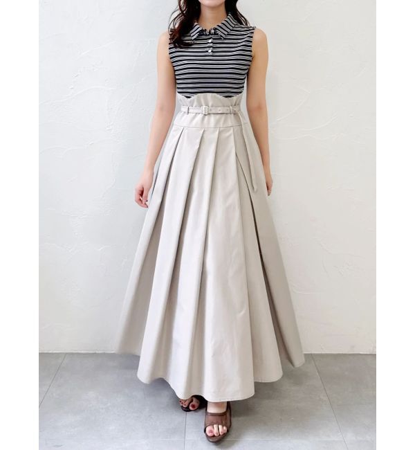 dazzlin「シャツカラーノースリコルセットワンピース」|ワンピース|ミックス