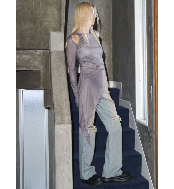 EMODA「【VEQUM】BECK FULL FLARE JEANS」|デニム|