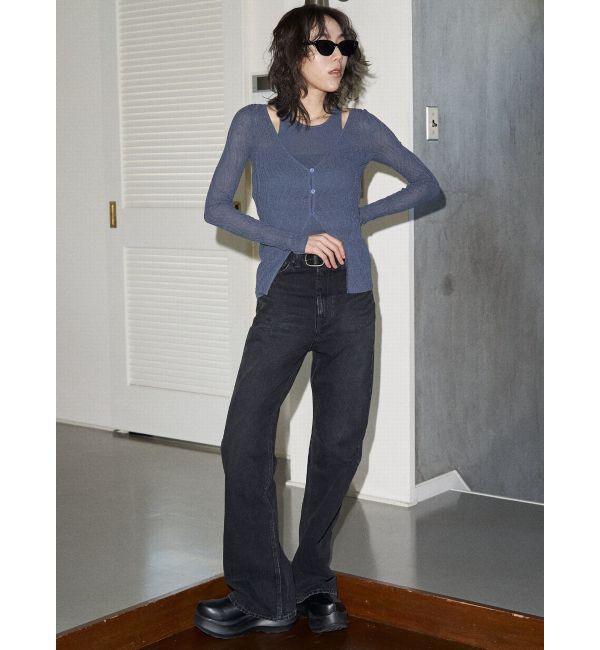 EMODA「【VEQUM】BECK FULL FLARE JEANS」|デニム|