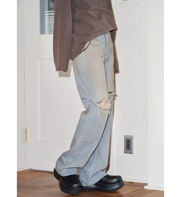 EMODA「【VEQUM】BECK FULL FLARE JEANS」|デニム|