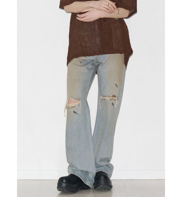 EMODA「【VEQUM】BECK FULL FLARE JEANS」|デニム|