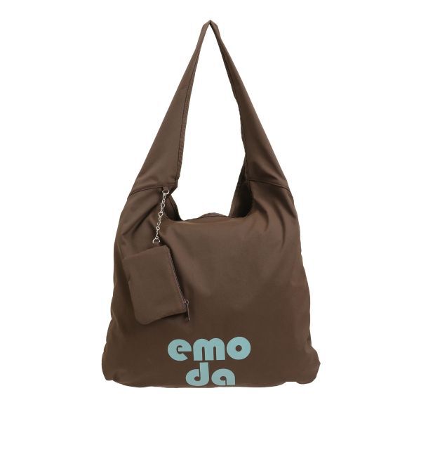 EMODA「ワイドチャームトートバッグ」|トートバッグ|ブラウン