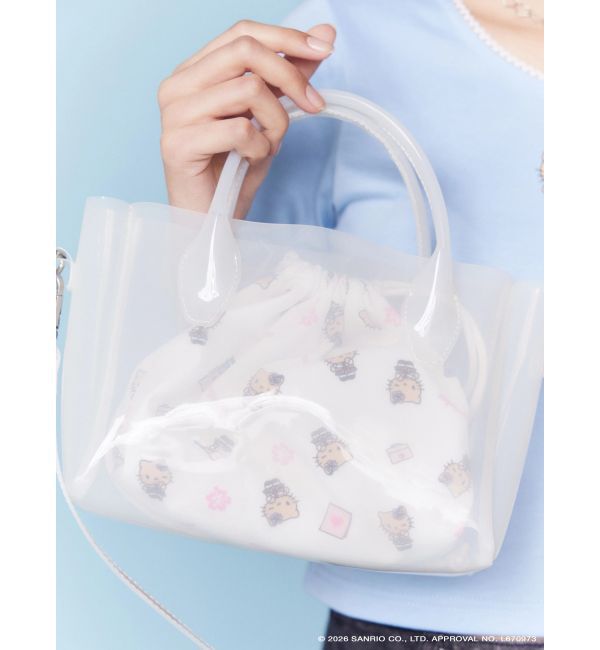 EMODA「【日焼けHello Kitty&times;EMODA】CLEAR SHOULDER BAG」|ハンドバッグ|