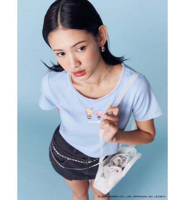 EMODA「【日焼けHello Kitty&times;EMODA】CLEAR SHOULDER BAG」|ハンドバッグ|
