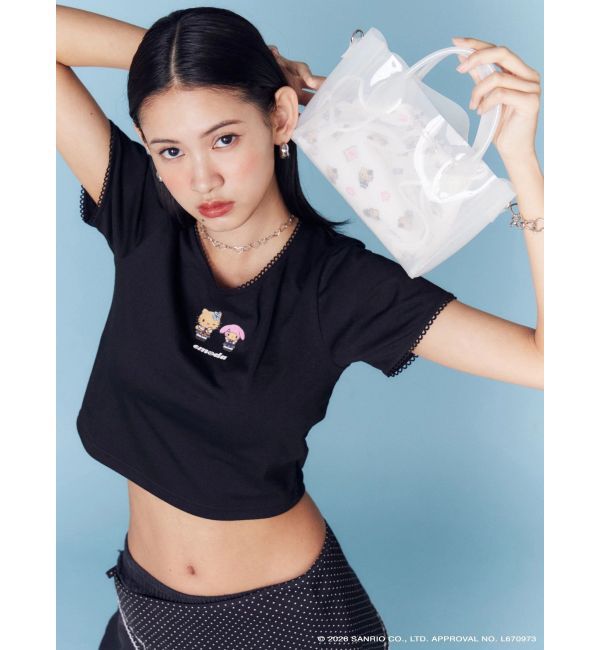 EMODA「【日焼けHello Kitty&times;EMODA】CLEAR SHOULDER BAG」|ハンドバッグ|