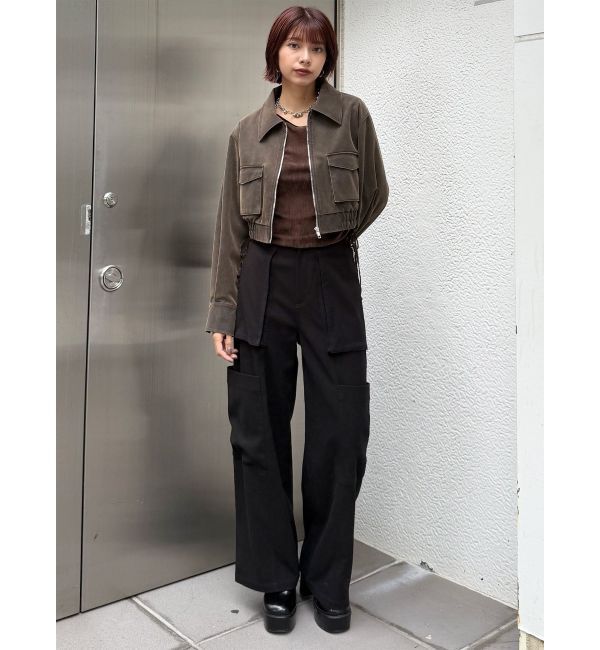 MURUA「カーゴZIPパンツ」|カーゴ|