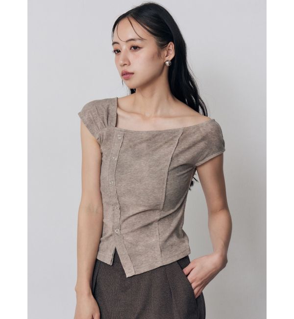MURUA「ワンショルユーズドライクトップス」|Tシャツ・カットソー|