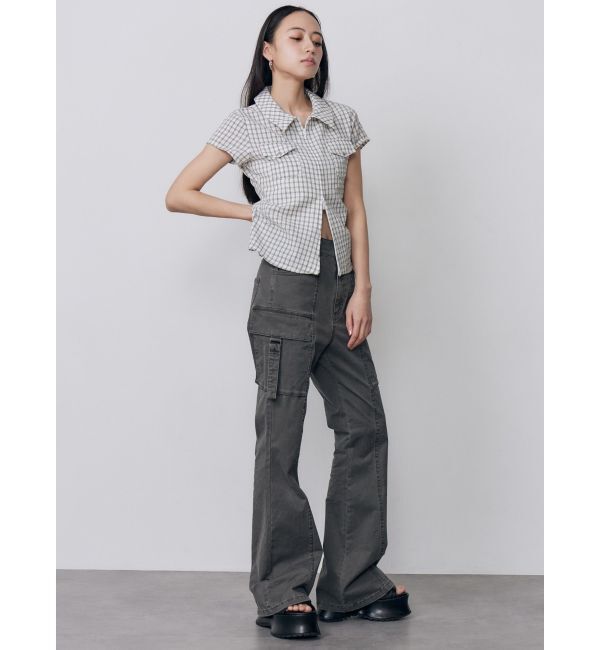 MURUA「フレアカーゴパンツ」|カーゴ|