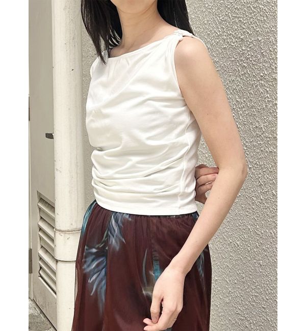 MURUA「ドレープフレンチトップス」|Tシャツ・カットソー|