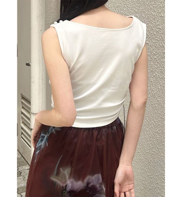 MURUA「ドレープフレンチトップス」|Tシャツ・カットソー|