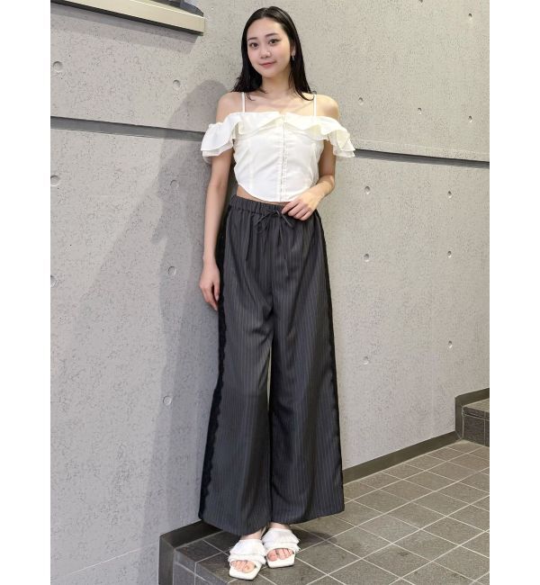MURUA「サイドレースラインパンツ」|その他|