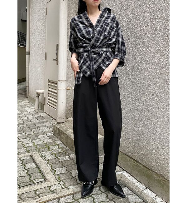 MURUA「カシュクール2WAYハーフシャツ」|シャツ・ブラウス|