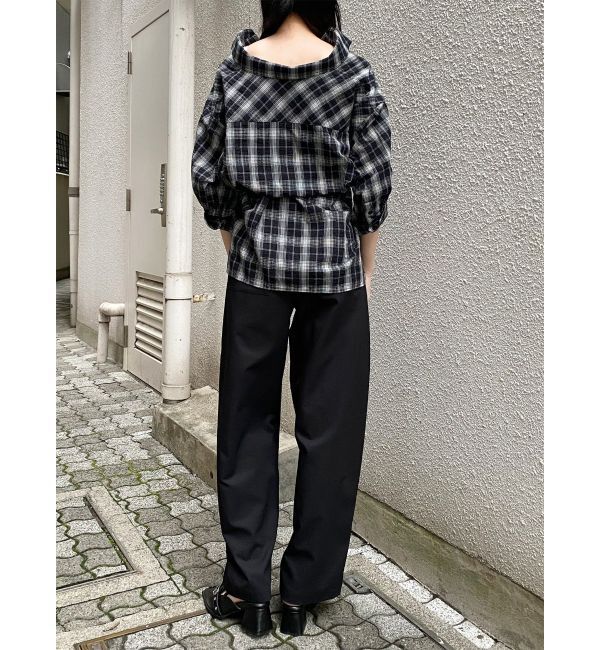 MURUA「カシュクール2WAYハーフシャツ」|シャツ・ブラウス|