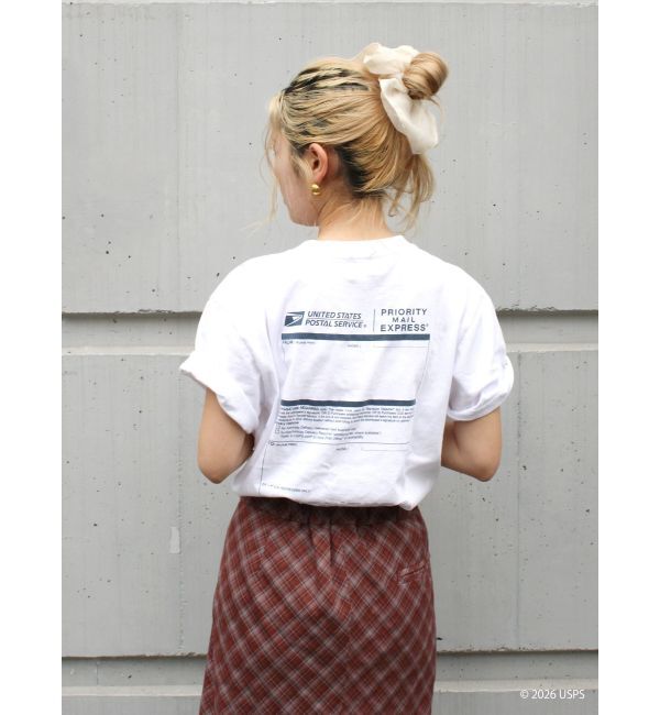 Ungrid「USPS別注バック ロゴTee」|Tシャツ・カットソー|