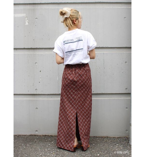 Ungrid「USPS別注バック ロゴTee」|Tシャツ・カットソー|