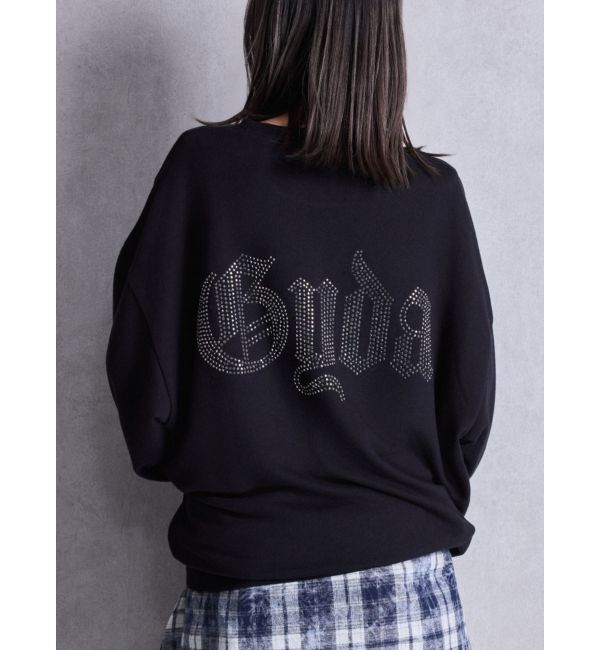 GYDA「GG BACK bijouプルオーバー」|Tシャツ・カットソー|ブラック