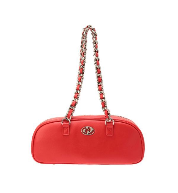 GYDA「チェーンハンドルBAG」|ショルダー・メッセンジャー|レッド
