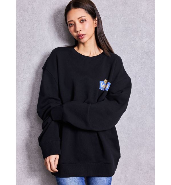GYDA「GUESS GJ CN REG ROYAL CREWNECK」|スウェット・ジャージ|ブラック