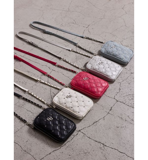 GYDA「GG bijou quilting ミニショルダーBAG」|ショルダー・メッセンジャー|