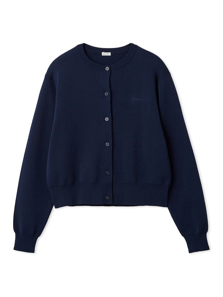 Mila Owen「【ウォッシャブル】【UVカット】クロップドフォルムカーディガン」|カーディガン|NVY