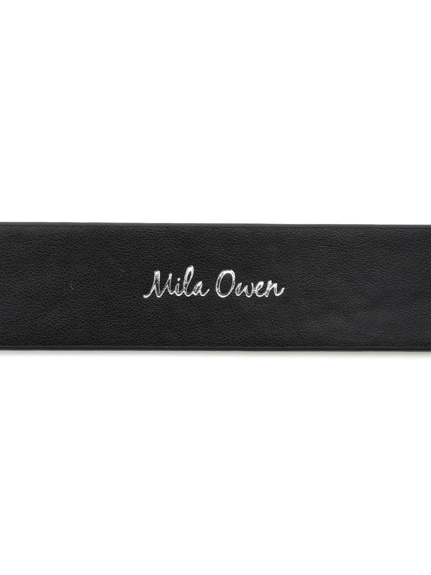 Mila Owen「メタルオーバルバックルベルト」|ベルト|
