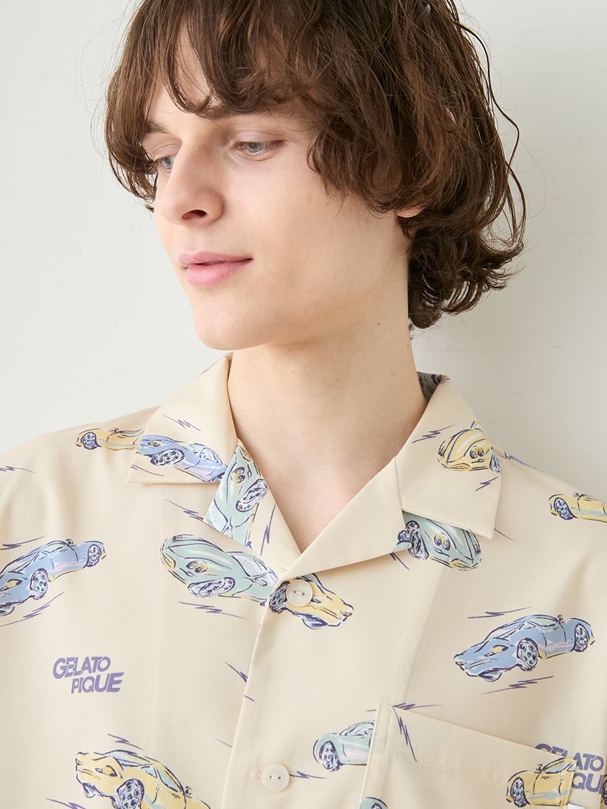 GELATO PIQUE HOMME「【HOMME】【接触冷感】スタービークル柄シャツ」|シャツ・ブラウス|