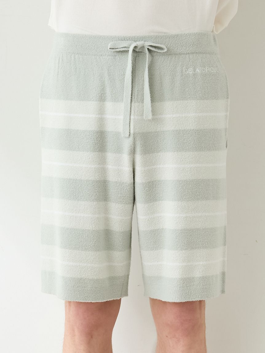 GELATO PIQUE HOMME「【HOMME】【接触冷感】スムーズィーliteクールランダムボーダーハーフパンツ」|その他|