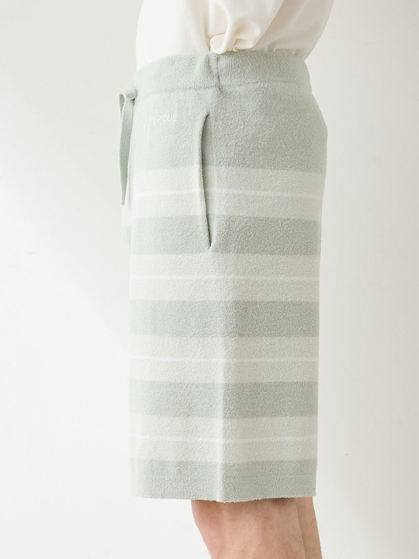 GELATO PIQUE HOMME「【HOMME】【接触冷感】スムーズィーliteクールランダムボーダーハーフパンツ」|その他|