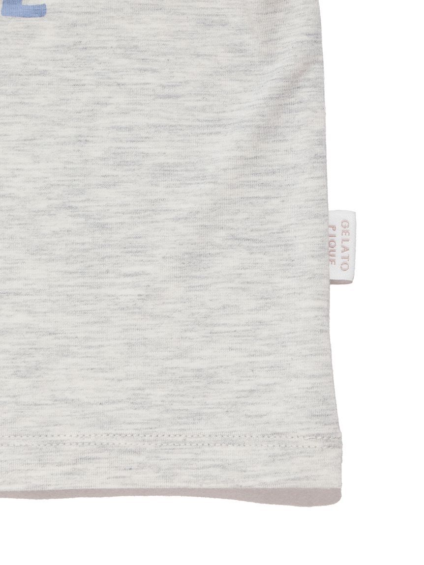 GELATO PIQUE KIDS & BABY「【KIDS】【接触冷感】スリーピングダイナソーワンポイントTシャツ」|ルームウェア|