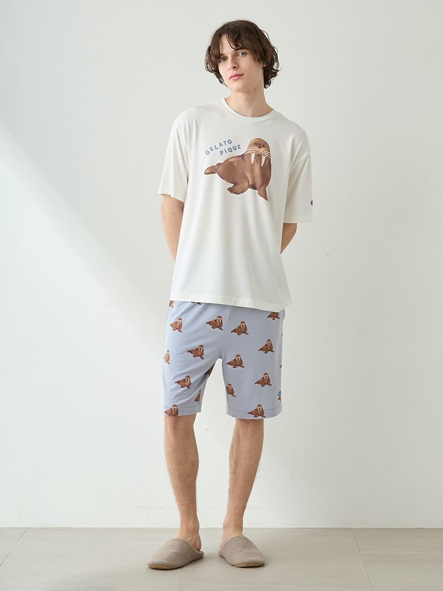 GELATO PIQUE HOMME「【HOMME】【接触冷感】シーアニマル柄ハーフパンツ」|その他|