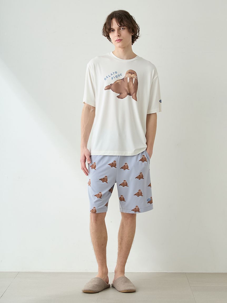 GELATO PIQUE HOMME「【HOMME】【接触冷感】シーアニマル柄ハーフパンツ」|その他|