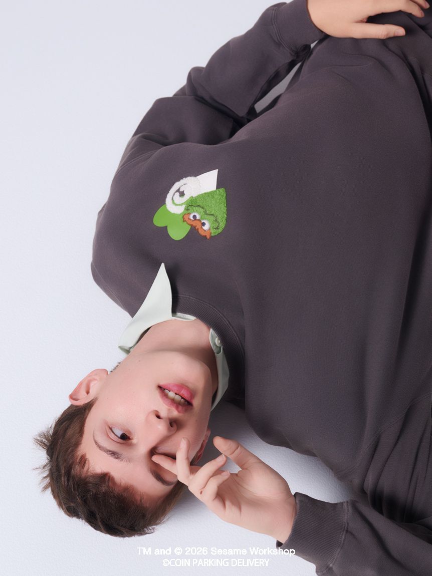 GELATO PIQUE HOMME「【SESAMESTREET&times;CPDHOOME meets GELATOPIQUE】コットン裏毛プリントプルオーバー」|プルオーバー|