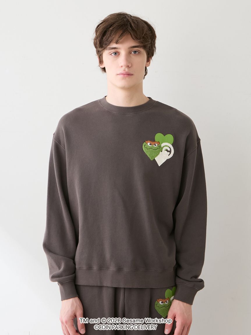 GELATO PIQUE HOMME「【SESAMESTREET&times;CPDHOOME meets GELATOPIQUE】コットン裏毛プリントプルオーバー」|プルオーバー|