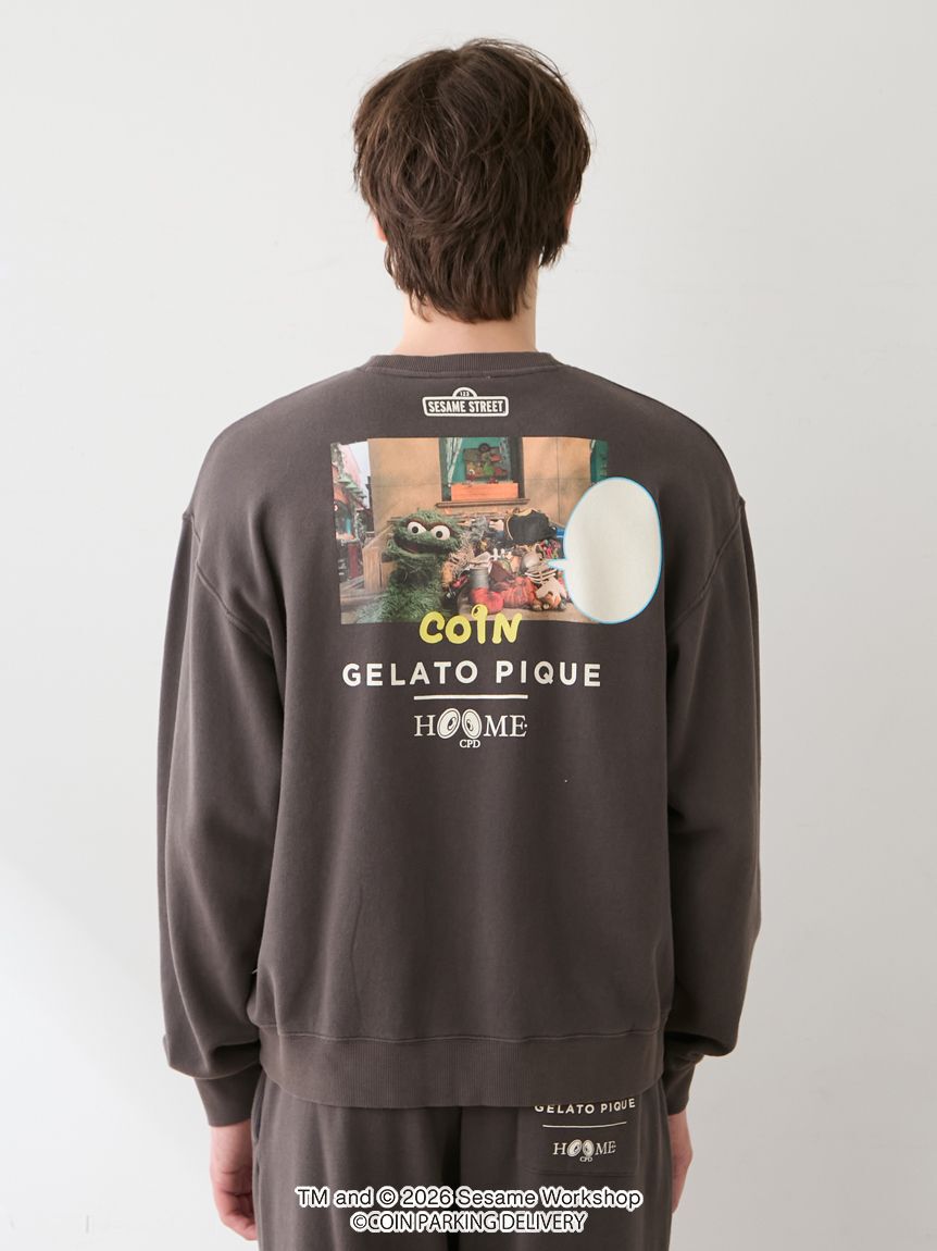 GELATO PIQUE HOMME「【SESAMESTREET&times;CPDHOOME meets GELATOPIQUE】コットン裏毛プリントプルオーバー」|プルオーバー|