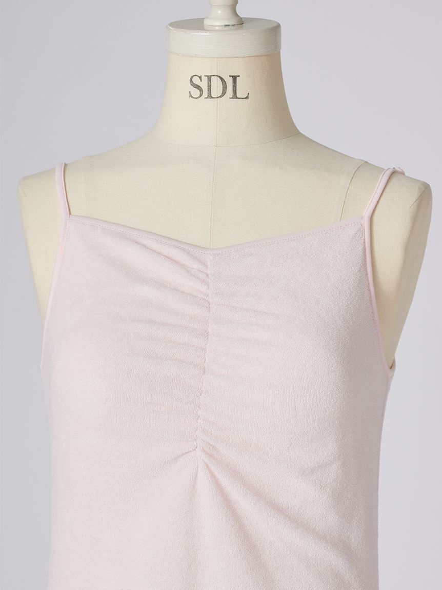 SNIDEL「【WEB限定】パイルパーカーセットキャミワンピース」|ワンピース|