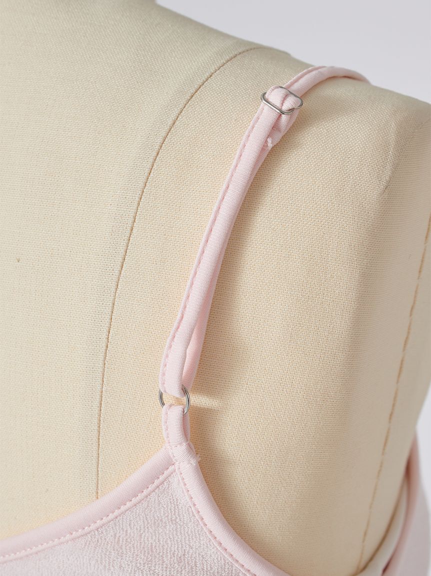 SNIDEL「【WEB限定】パイルパーカーセットキャミワンピース」|ワンピース|